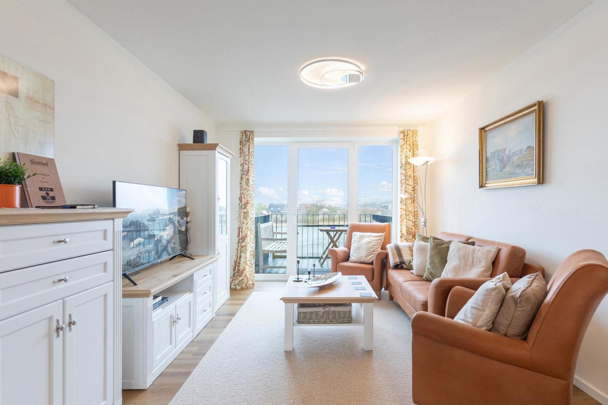 Ferienwohnung Ferhaaling Mit Direktem Seeblick ノルトシュトラント エクステリア 写真